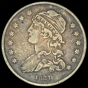1831 Capped Bust Quarter LIGHTLY CIRCULATED - 508 - Picture 1 of 2
