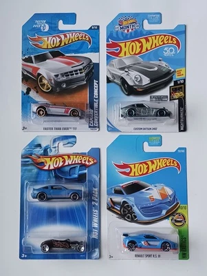 Lote de 5 Hot Wheels Zamac Custom Datsun 240Z 2007-18 + 3 Error Coches Ruedas Problemas Foto 1 de 4
