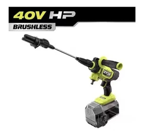 Ryobi 40 V 600 PSI 0,7 GPM kabelloser Kaltwasser-Stromreiniger (nur Werkzeug) NEU - Bild 1 von 8
