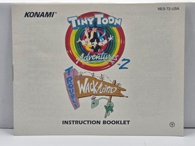 Tiny Toon Adventures 2 Trouble In Wackyland  2 - Nintendo NES Instruction Manual