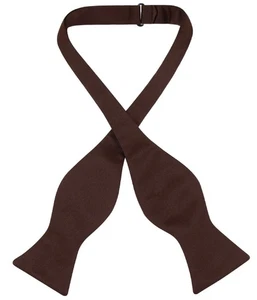 Pajarita automática Vesuvio Napoli color marrón chocolate liso para hombre - Imagen 1 de 3