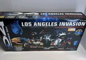 ID4 Independence Day LOS ANGELES INVASION Giant Playset 1996 Figurine Rare - Photo 1/12