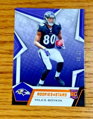 MILES BOYKIN 2019 Panini Rookies & Stars #112 Rookie RC Orange /99 - Image 1 of 2