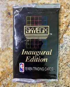 Tarjetas coleccionables Skybox edición inaugural NBA 1990 SIN ABRIR/SELLADAS - Imagen 1 de 3