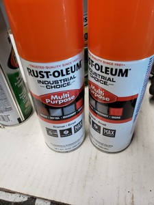 rust oleum safety orange
