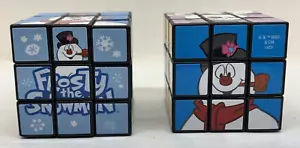 FROSTY The Snowman Christmas Mini Puzzle Cube - Set of 2 - Picture 1 of 4