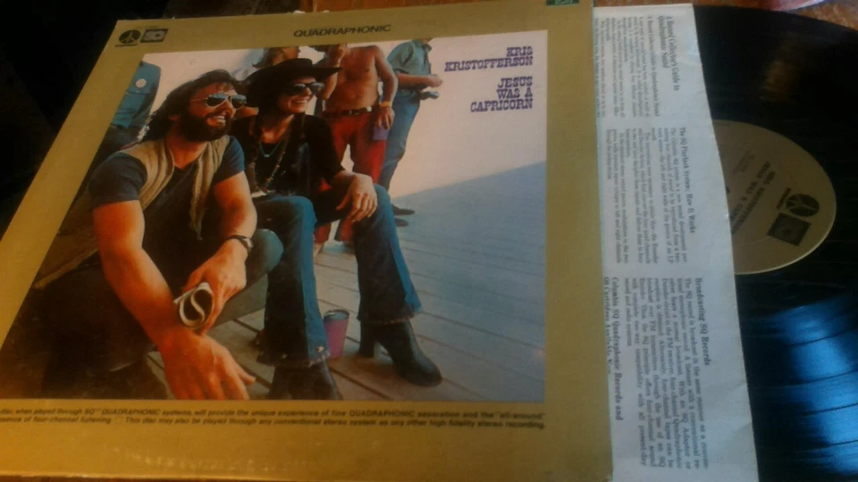 KRIS KRISTOFFERSON Jesus Was A Capricorn LP original Quadraphonic NM vinyl - Image 1 of 1