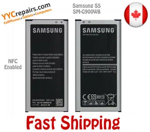 Original OEM Samsung Galaxy S5 Active Replacement NFC EB-BG900BBU 2800mAh G870 - Photo 1 sur 1
