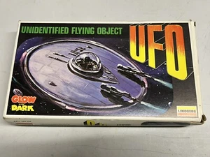 Seltener Vintage Lindberg UFO Modellbausatz Leuchten im Dunkeln 1978 - Bild 1 von 10