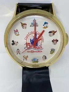 Vintage Coca Cola 15 Years Walt Disney World Oversize Wall Hanging Watch Clock - Picture 1 of 7