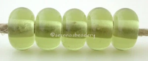 5 MOJITO * donut handmade lampwork glass spacer beads TANERES sra - Picture 1 of 5