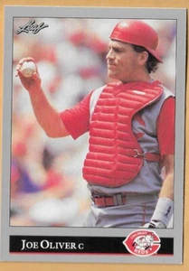 JOE OLIVER CINCINNATI REDS #7 - LEAF NM-MT 1992 - Picture 1 of 2