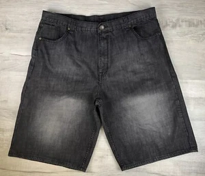PJ Mark Jean Shorts Faded Black Denim Vintage Y2K 100% Cotton Men 44 (Actual 42) - Picture 1 of 22