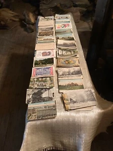 Lot OF 525 POSTCARDS WITH STAMPS 1906-1917. ALL USED. AND. POSTMARKED - Picture 1 of 12