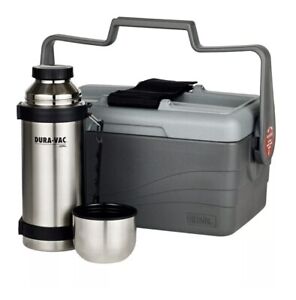 NEW Thermos Lunch Lugger 6.6L Insulated Cooler + 1L Stainless Steel Vacuum Flask