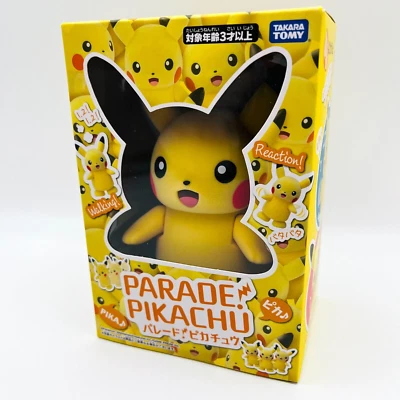 Pokemon Parade! Pikachu Toy cheerful voice Walking Figure TAKARA TOMY from Japan - Image 1 of 4
