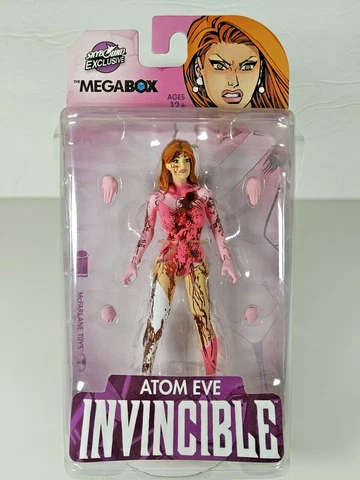 2018 McFarlane Skybound Megabox Exclusive Invincible Atom Eve Bloody Figure Cover