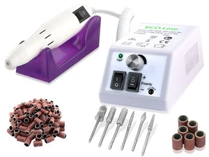 Fußpflegegerät Hornhautentferner Set Maniküre Pediküre Fräser Kombi Nagelfräser - Bild 1 von 9