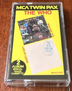 THE WHO Who Are You / Live at Leeds CASSETTE MCA RECORDS MCAC2-6913. NEW CASE - Picture 1 of 5
