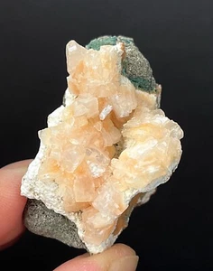 34.0g Natural Rare Orange Zeolite With Apophyllite Mineral Specimen - Picture 1 of 13
