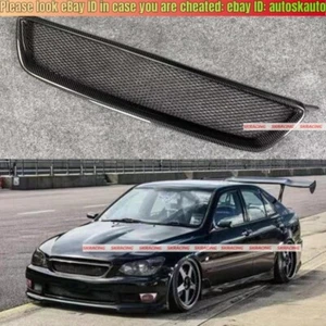 Parrilla de parachoques delantera de malla de fibra de carbono real para Lexus IS300 2001-2005 - Imagen 1 de 18