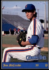 1992 Columbia Mets PLAY II #16 Jim McCready Norwood Massachusetts MA Card