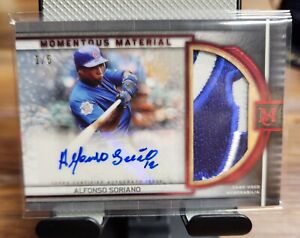 2023 Topps Museum Alfonso Soriano Red Jumbi Patch Auto #1/5