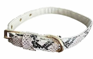 Hundehalsband schlangenmuster Edel Gr. M/L - Bild 1 von 1