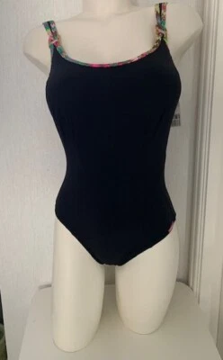 Lidea 16G (UK 38F/FF) Badeanzug ohne Bügel ungepolstert schwarz - Bild 1 von 4