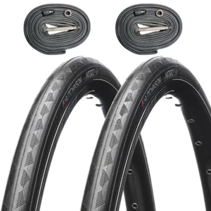Tyres & Inner Tubes Set - Hutchinson 700 x 23, 700 x 25, 700 x 28 Road Bike 700c - Picture 1 of 5