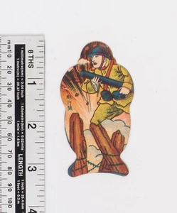 Vintage Menko Playing Card Japanese Military 1930' China - Japan War Pop Art ;03 - Bild 1 von 2