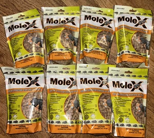 LOT Of 8 MoleX Pellets For Moles 8 oz. (64 Oz Total) Non-Toxic - Picture 1 of 1