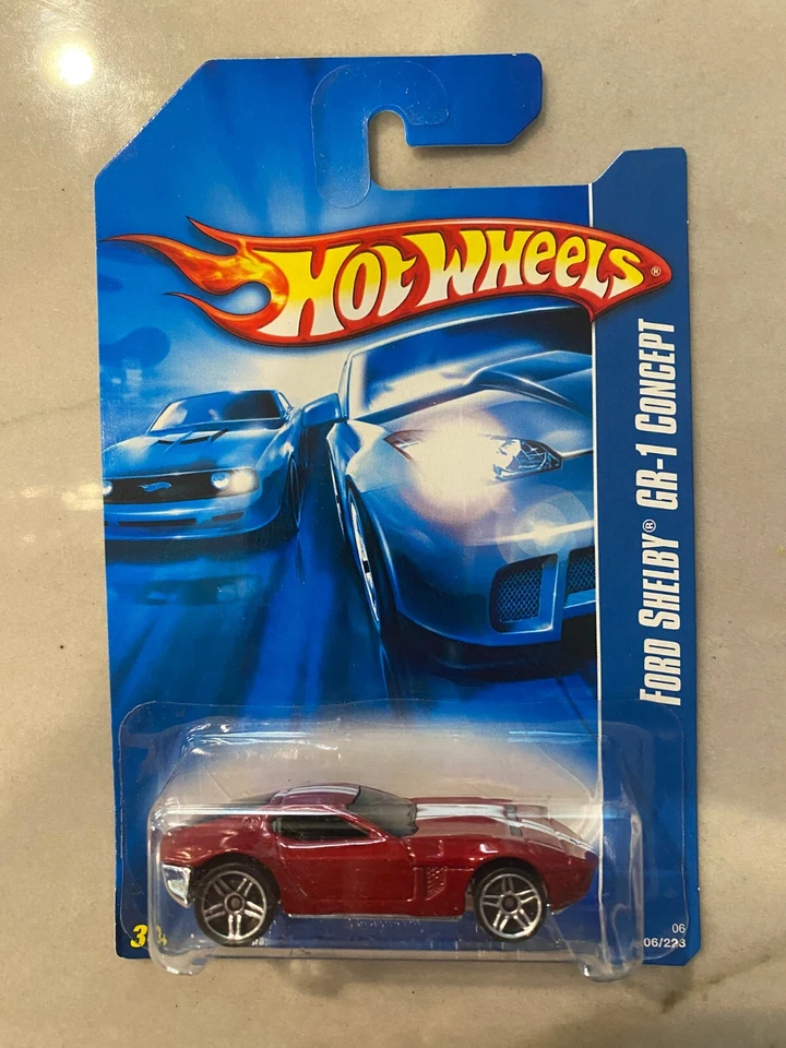 2006 Hot Wheels Collecteur #206 FORD SHELBY GR-1 CONCEPT Rouge Variante Avec / - Photo 1/1