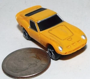 Small Micro Machine Ferrari 250 GTO Sports Car in Yellow - Picture 1 of 3