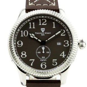 Tschuy Vogt SA. Military design Cavalier Men's Watch Sapphire Crystal.MSRP1150.0 - Picture 1 of 3