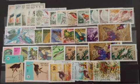 LOT WILDLIFE BIRDS NICARAGUA VF USED Cover