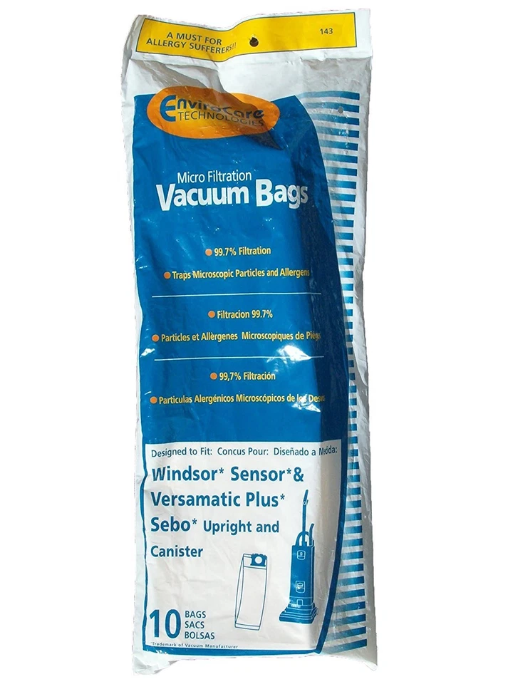120 To Fit Windsor Kenmore Sensor Versamatic Plus Vacuum Bags, Kenmore - Image 1 of 1