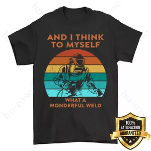 Vintage Retro Welding Design Blacksmith Funny T-Shirt Fabrication Metal Workers - Picture 1 of 4