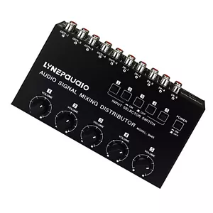 Mini 5-way Audio Splitter Stereo Switcher Box Sound Mixer for Club/StudioTr - Picture 1 of 9