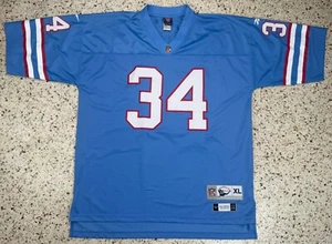 Reebok Gridiron Classic Vtg #34 1980 Houston Oilers Earl Campbell Jersey Size XL - Picture 1 of 10