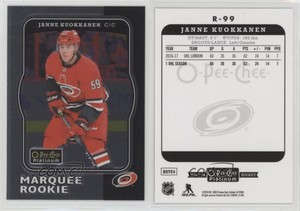 2017 O-Pee-Chee Platinum Retro Marquee Rookies Janne Kuokkanen #R-99 Rookie RC