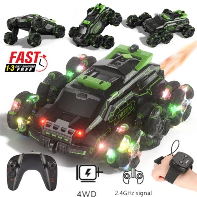 Kinder RC 4WD Allrad Ferngesteuertes Auto Buggy  Auto mit Handsteuerung Off Road - Bild 1 von 4