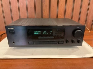 Vtg 90s Onkyo TX-8211 Home Audio Amplifer FM/AM Stereo Receiver No Remote TESTED - Afbeelding 1 van 8