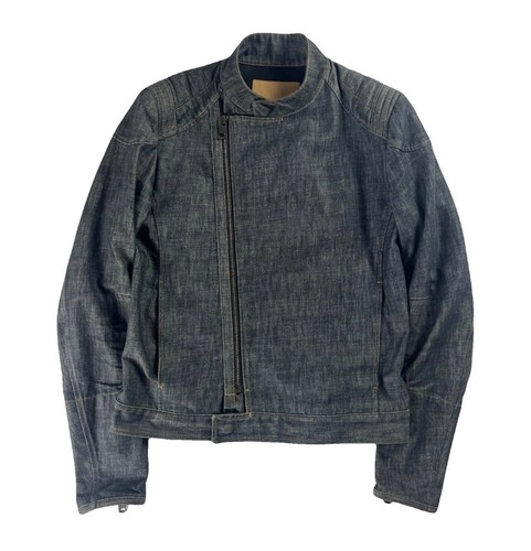 Giacca Motociclista Jeans Denim Tom Ford Gucci S S 2002 Runway Pezzo Taglia 50