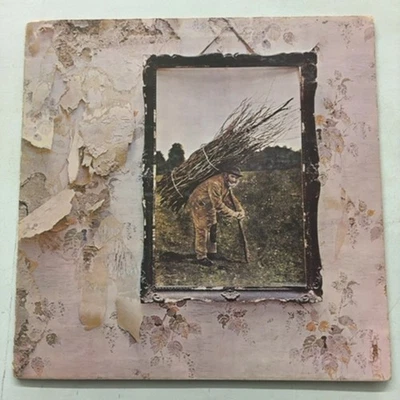 Led Zeppelin IV 1971 LP Vinyl Record Atlantic Album 1st UK pressing Peter Grant - Image 1 of 4