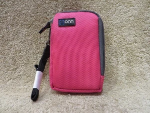 ONN Universal Pink Camera Case w/ Soft Cushion -Measures 5" by 3" -New -No Tag - Picture 1 of 2
