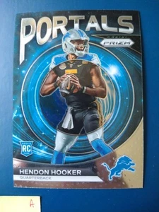 2023 Panini Prizm Portals Hendon Hooker #PO-2 Detroit Lions Rookie RC - Picture 1 of 2