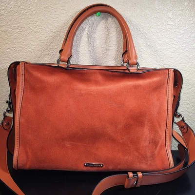 Сумка Rebecca Minkoff Bedford цвет Burnt Orange. Замша. Осень/осень. ЧИТАЙТЕ - Изображение 1 из 4