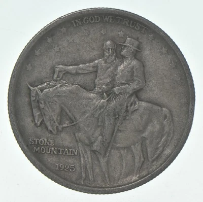 1925 Stone Mountain Commemorative Half Dollar XF *1662 - Image 1 of 3
