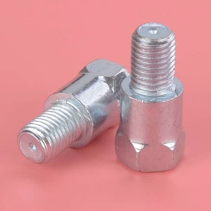 M10 10mm Thread Clockwise Motorcycle Mirror Extenders Adapter Bolt Screw New - Picture 1 of 3